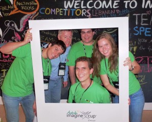 FlashFood team in official Microsoft Imagine Cup World Finals photograph