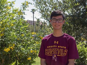 Ryan Bodhipaksha, class of 2020, Ira A. Fulton Schools of Engineering, Arizona State University, ASU